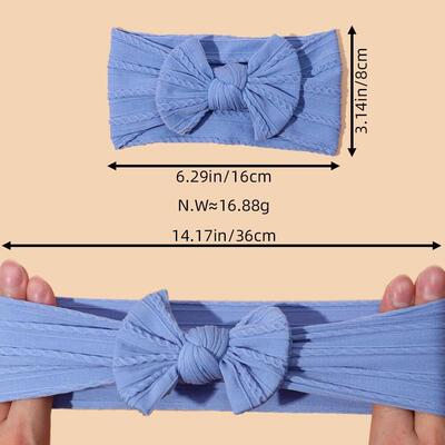 1pcs Bow Baby Head Band for Children Print Baby Headbands bo