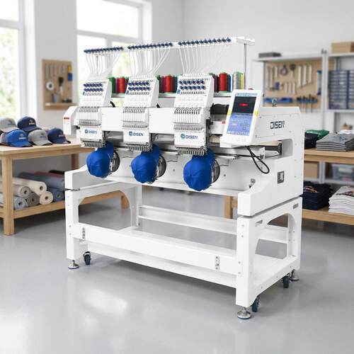 三头速全自动电脑绣花机刺绣机 high speed embroidery machine