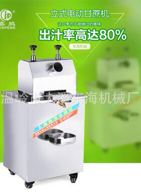 【家直销】电榨动压榨SJ-400水甘蔗榨汁机、立式压甘蔗机、果蔬榨