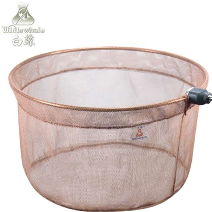 白鲸抄网头超级轻抄鱼网抄网细眼捞网抄网杆尼龙网兜碳素钓鱼用品