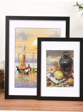 Creative solid wood picture frame photo A4 A3 8K 4K 24inches