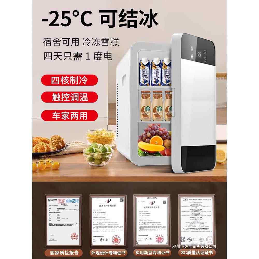 薛莹迷你小冰箱家用一人小型母乳储奶单人车载小冰柜2025新款