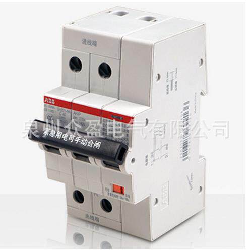 ABB带自恢复过欠压保护断路器SH203-C50NA ARVP；10167414
