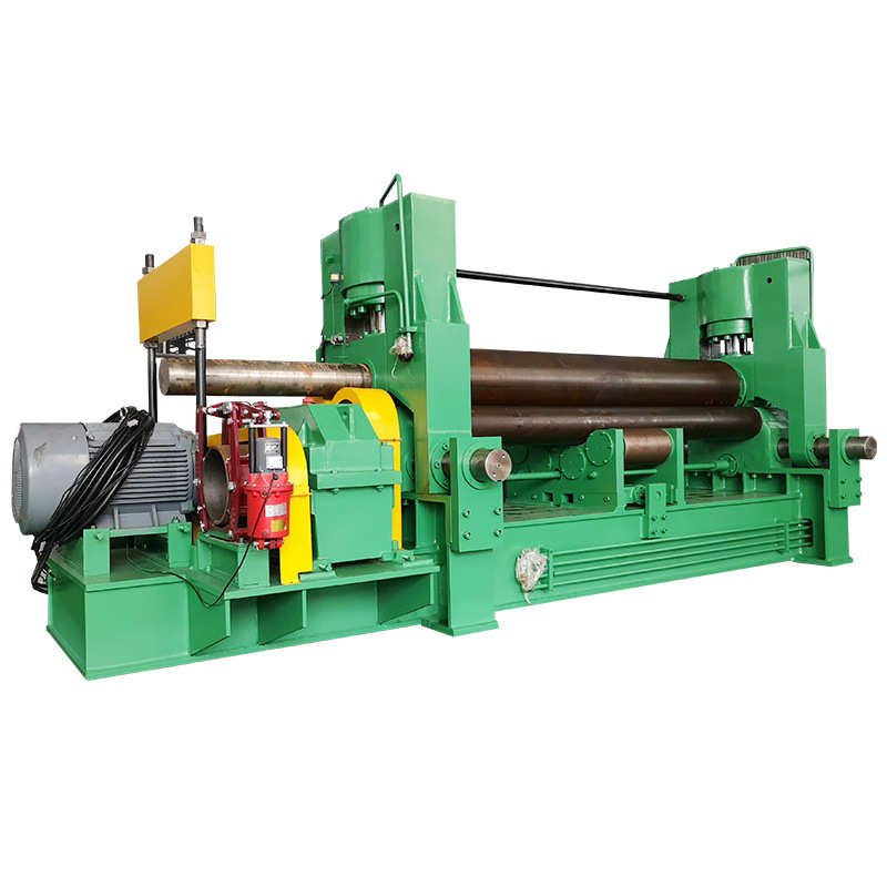 液压三辊卷板机大型上辊万能式三轴卷圆机W11S系列数控卷板机床