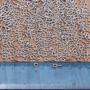 Mini Eye Eyelets Small Screw Hooks Tiny Eyepins 300pcs Pins