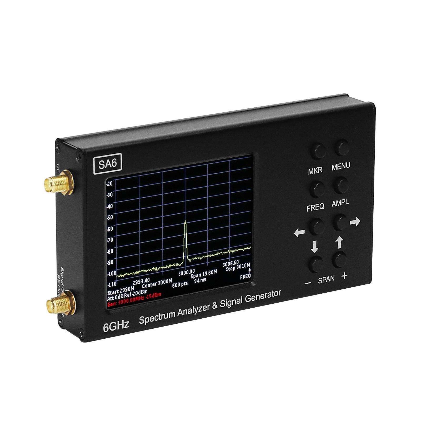 SA6 频谱分析仪 英文35MHZ- 6200MHz 信号发生器 无线电信号测量