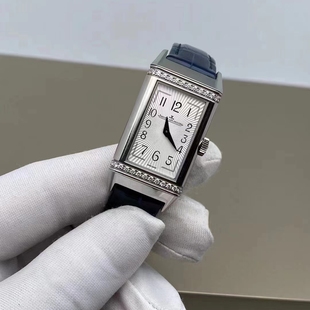 公价106000】98新积家翻转3348420机械女士手表40 X 20mm二手正品