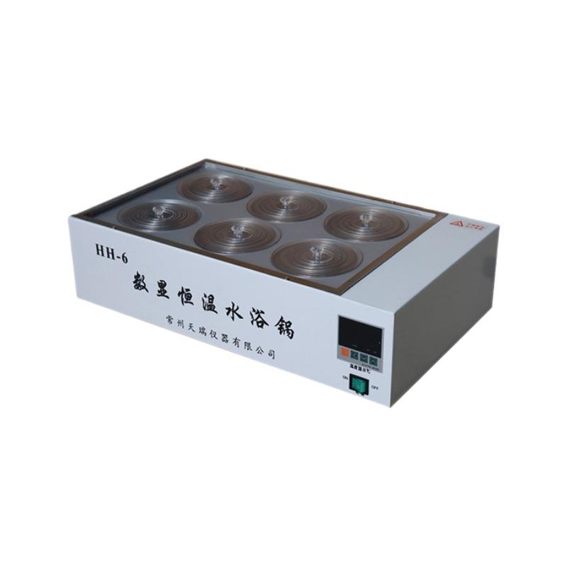 供应不锈钢HH-6数显恒温水浴锅实验室研用化工HH-6数显恒温水浴锅