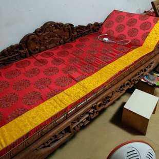 hot中式红木贵妃椅坐垫实木贵妃床垫子美人榻躺椅垫榻榻米沙发坐