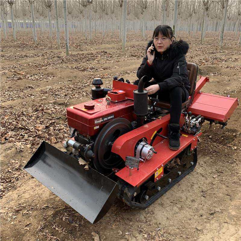 柴油微耕机农用农机旋耕机家用旋耕开沟松土翻地机小型犁地耕田机