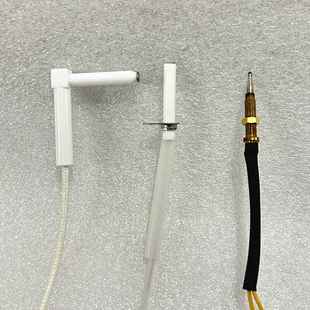 瓦斯液化气可翻盖魔碟灶专用直角7字点火针支架打火针热电偶针