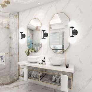 北欧简约玻璃双头壁灯床头楼梯现代魔豆球形铁艺壁灯