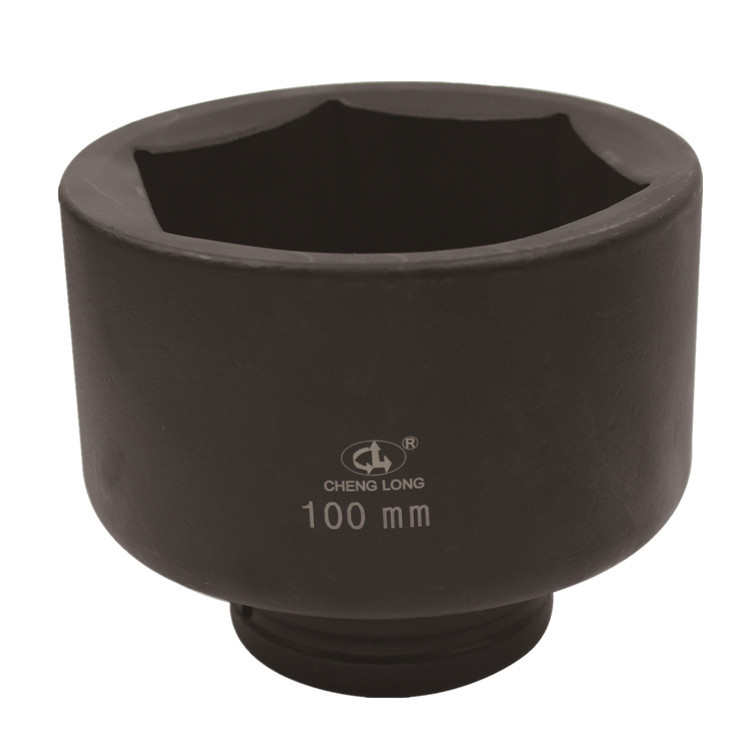 骋龙1-1/2寸内六角38MM套筒 风炮加长套筒头重型汽车液压扳手套筒