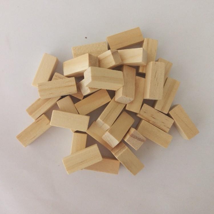 包邮100颗幼儿园环创手工小制作建筑模型材料1cm方木棒松木小条
