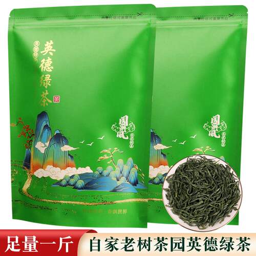 500克英德绿茶 岩背绿茶 耐泡浓香2025明前春茶 高山云雾头春茶