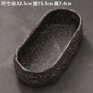 高档养鱼陶仿石头铜钱大草水培睡碗莲缸盆小缸阳台花盆瓷多肉拼盘