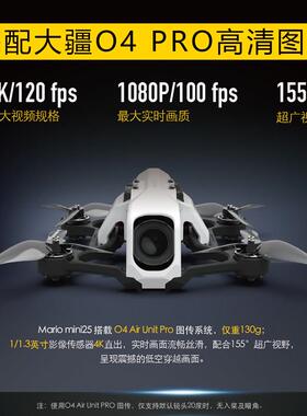 Speedybee mario mini25穿越机到手飞O4 Pro天空端2.5寸整机FPV