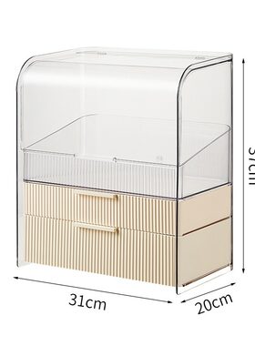 化妆品梳妆台亚克力桌面收纳盒