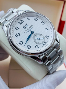 特价9.8新 浪琴名匠系列精钢自动机械腕表40MM男表L2.676.4.78.6