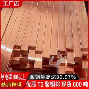 340 450 15机房防雷电接静线MVQ排扁条紫铜 接地铜排30