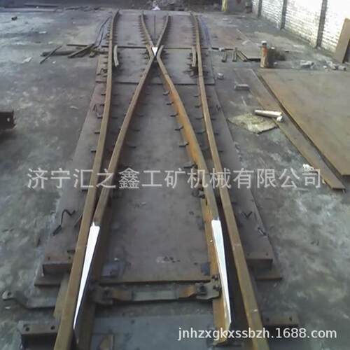 耐用实惠DX630-4-1214渡线道岔煤矿窄轨铁路道岔简单易操作
