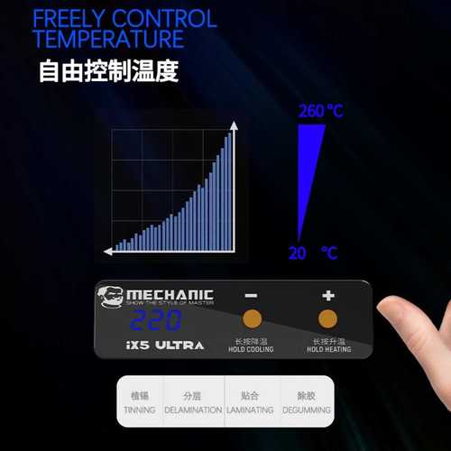 维修佬通用植锡预热平台 分层植锡 贴合除胶通用IX5/ULTRA加热台