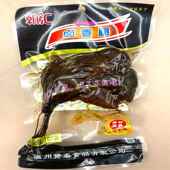 浙江温州特产烟熏黑鸡腿休闲 零食祥利黑鸭腿香佬香酥卤香100g袋