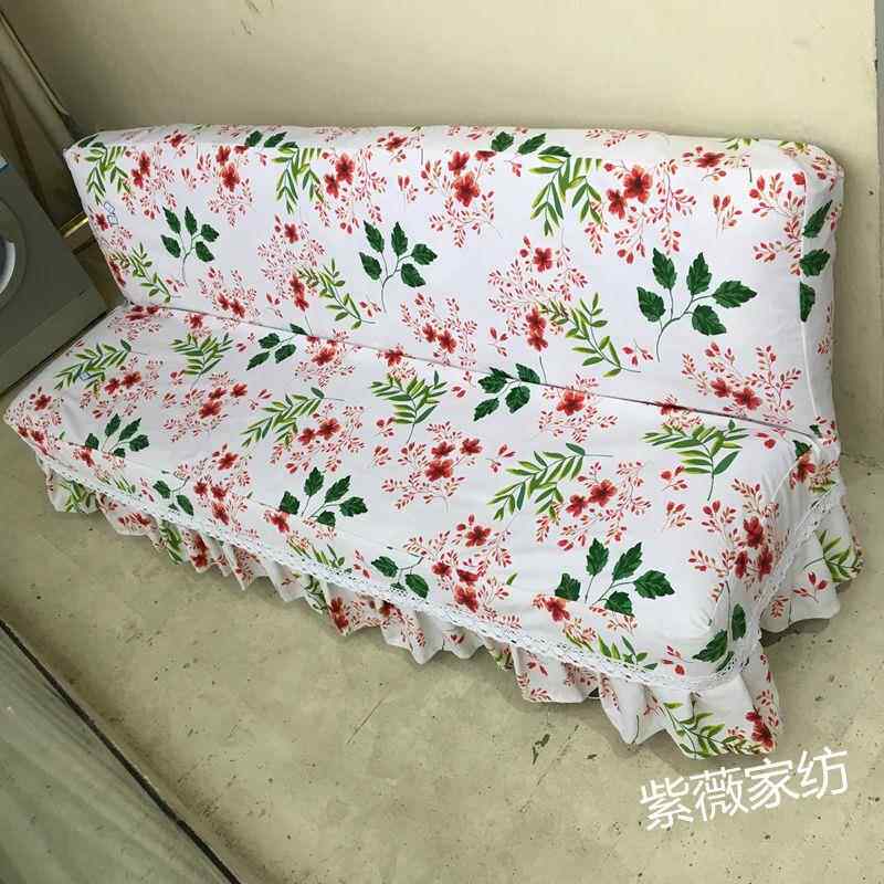 沙套罩无护手折发叠沙床罩F75TS765全包皮布艺沙发垫罩巾沙发四季