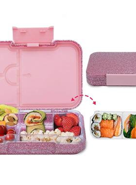 Glitter Tritan Bento Lunch Box, Leakproof , Portable And Reu