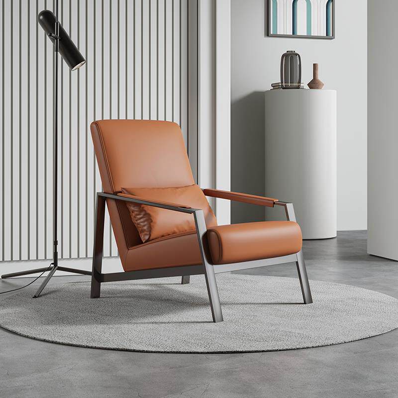 意式客厅沙发椅躺椅现代简约懒人沙发单人蜗牛椅轻奢设计师休闲椅