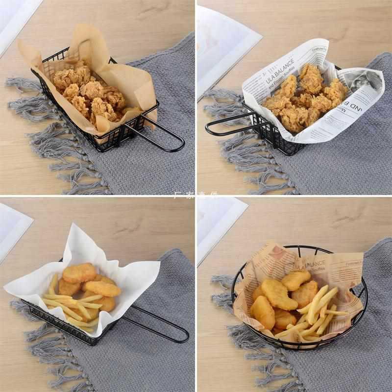 防油纸垫纸厨房吸油纸油炸食用隔油纸薯条家用餐厅烘焙托盘油垫纸