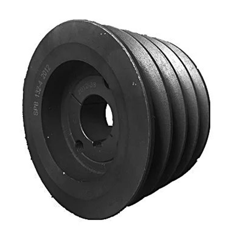 SPB212-4欧标锥套皮带轮螺杆机皮带盘电机风机传动轮铸铁金属盘