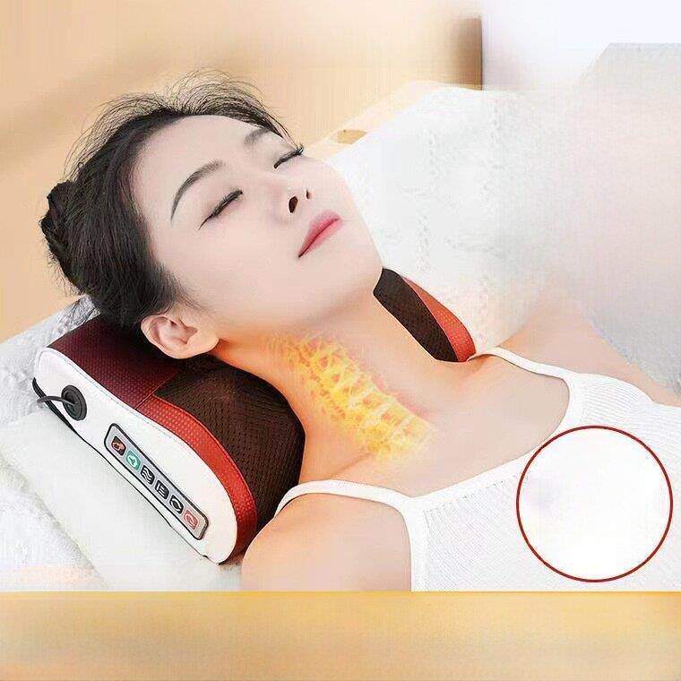 颈部按摩枕家用电动按摩仪神器枕头多功能腰部背部按摩器颈椎腰椎