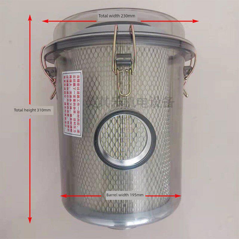 透明真空泵过滤器气泵进气过滤器组件风扇防尘过滤器2英寸1.5英寸
