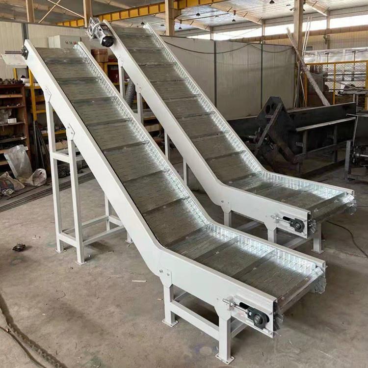 厂家直供不锈钢链板输送机烘干茶叶输送机米粉输送机输送线