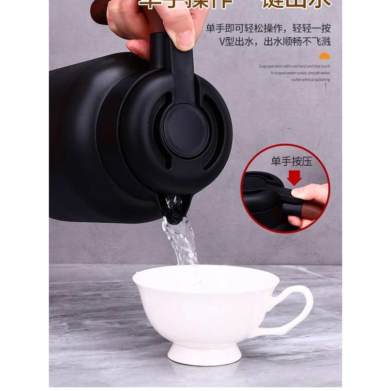 316不锈钢内胆保温壶智能温显泡茶壶闷茶壶1.5家用暖瓶暖壶2000ML图片