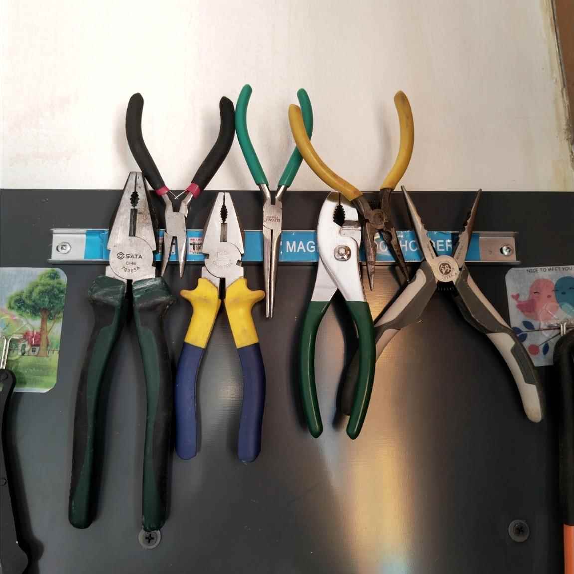 磁力工具架磁性磁铁磁铁条强磁刀厨具吸附磁铁收纳磁铁条贴神器包