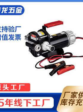 自吸泵大功率12v24伏柴油油抽泵加油机器自吸泵抽污油泵家用