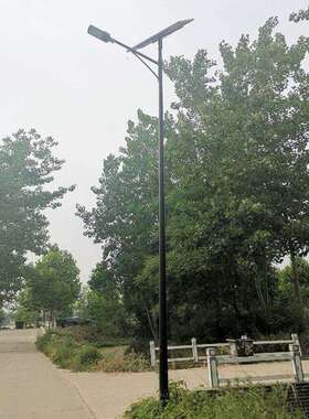 户外太阳能路灯 新农村单臂6米公路LED路灯 单臂太阳能路灯X20