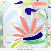 默玛EVA隔断帘浴间浴室帘子挂帘免打孔防水防霉高档浴帘重彩莲漪