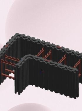 eps空腔模块建房泡沫模块建筑模块建房冬暖夏凉低能耗ICF盖房模块