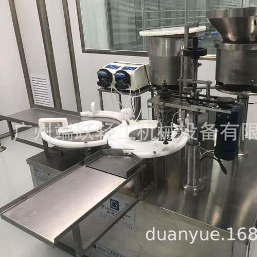 全自动西林瓶灌装机安瓶灌装上塞轧盖一体机口服液灌装机定量灌装