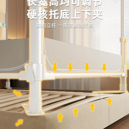 摔蚊帐家用帐20F979J68M52新款卧室全底婴儿童防防止掉纹蒙古包免