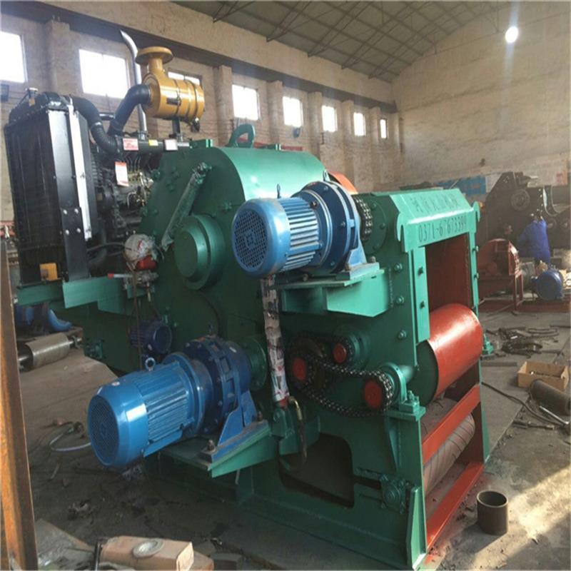 9687建筑模板碎动综合破机车载移动鼓式木材削片机新型全自竹打片