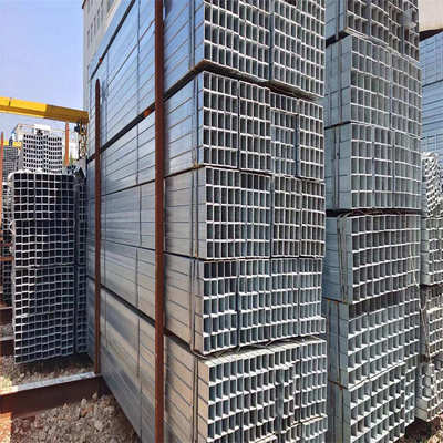 隆发方矩管厂家 4*8热镀锌方管 热镀锌矩形管 方钢管 热浸锌 方钢