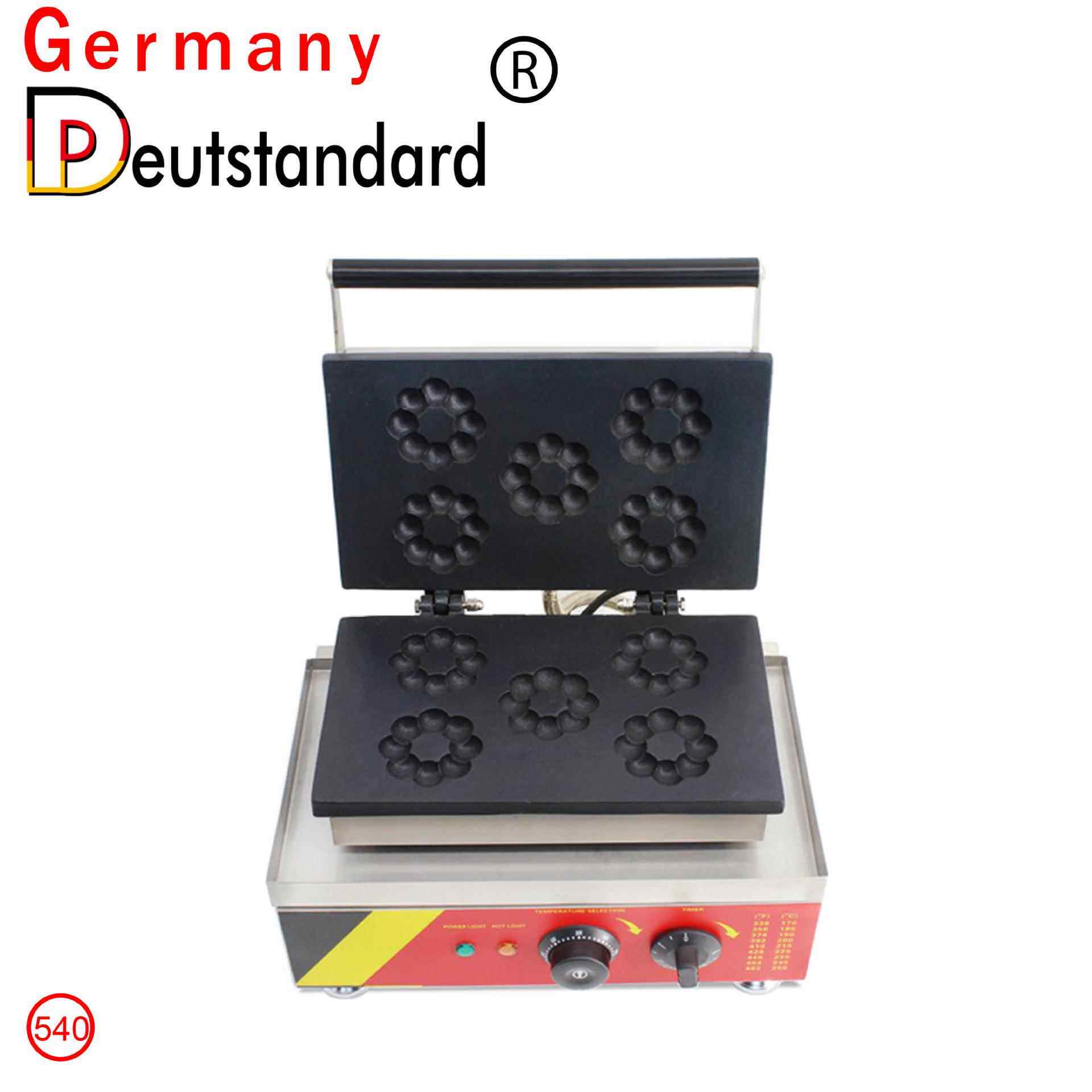 波提甜甜圈机梅花型甜甜圈机花朵香酥机烘焙甜甜圈机甜麦圈机