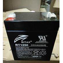RITAR瑞达蓄电池RT1250 12v5ah电瓶 铅酸免维护12v电池