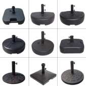 户外遮阳伞水箱底座注水注沙底座中柱伞罗马伞香蕉伞加大水箱批发