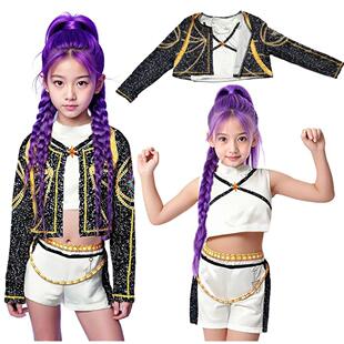 Halloween Costumes 3Pcs Rumi Cosplay Costume Idol Star Kpop
