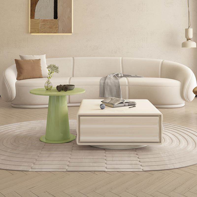 新奶风茶几油电视款柜组合高SHH端计简约现代设小户型网红爆款